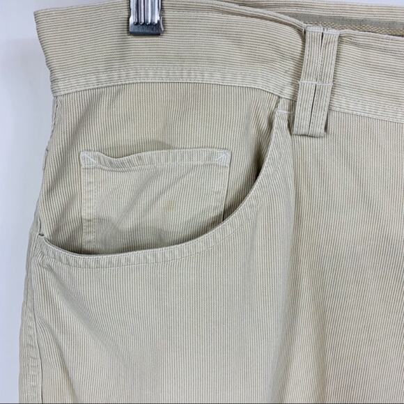 Silk Tan Pants Slacks Sz 40x 30 Pusser’s Island Summer Cream - Picture 4 of 7